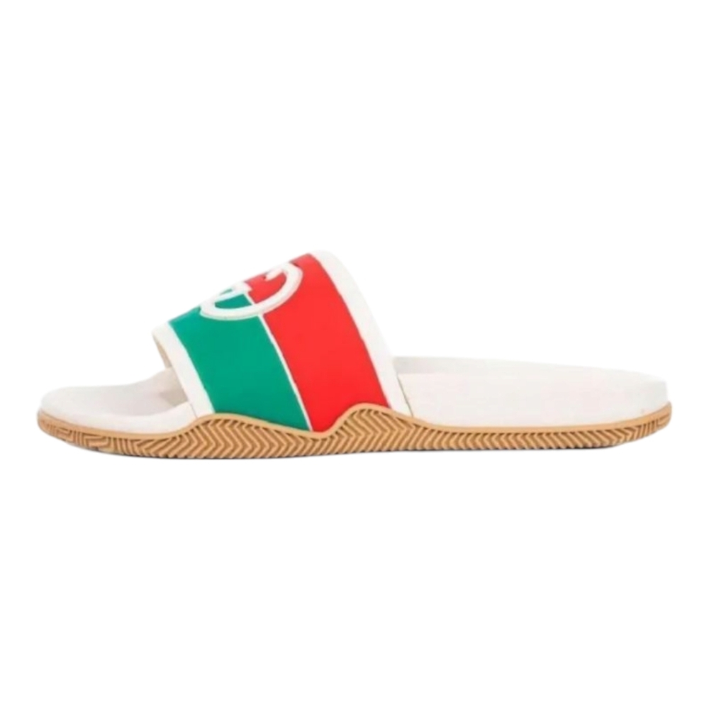 GUCCI SLIDES INTERLOCKING G ORANGE SIZE EU 40 - Picture 3 of 15